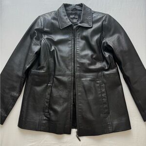 💫Style & Co. PETITE Leather Jacket